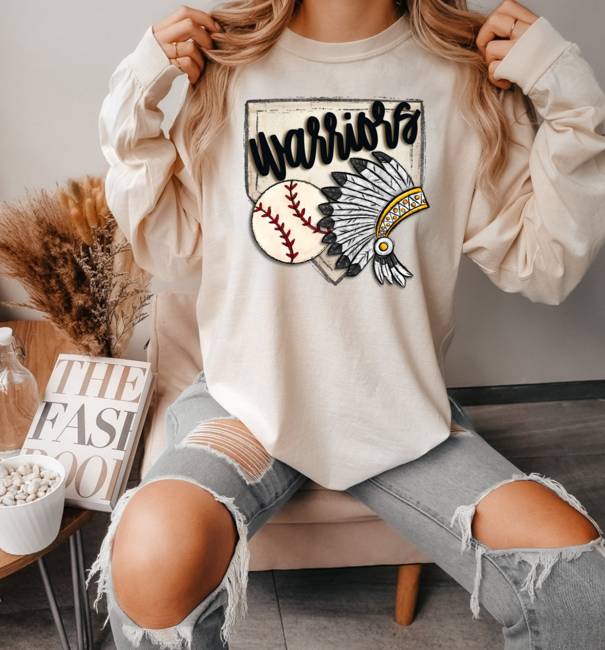 Warriors Headdress Baseball