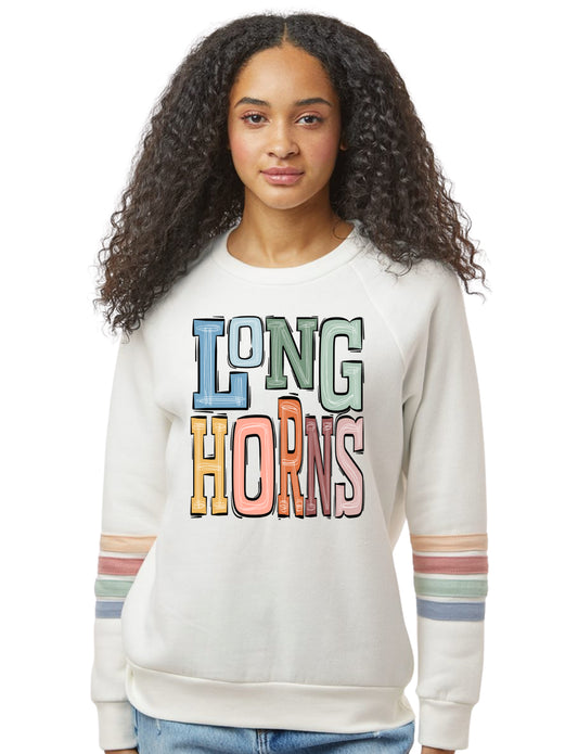 Longhorns Pastel Sweatshirt