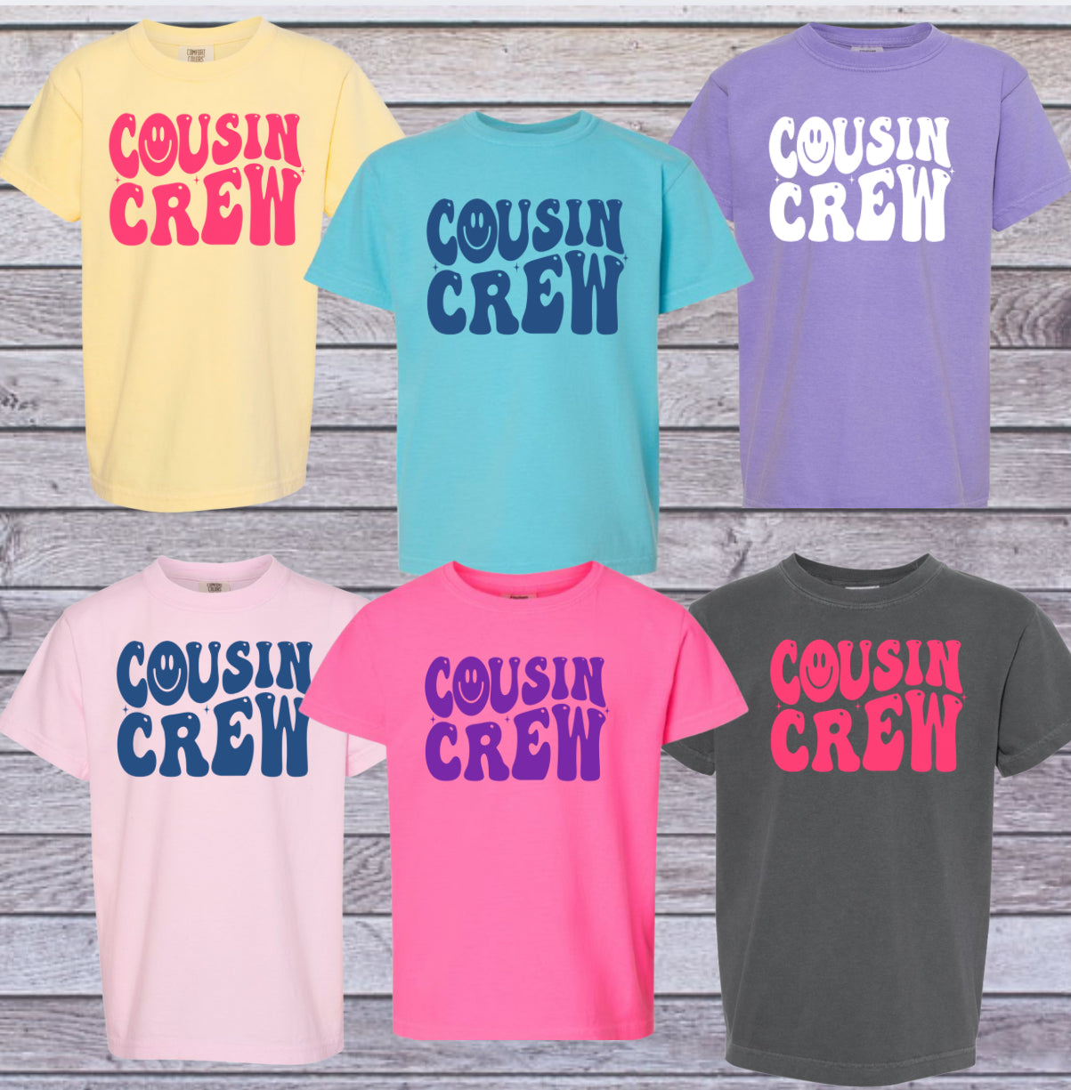 Cousin Crew Comfort Color