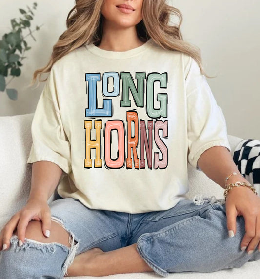 Longhorns Pastel Vibe