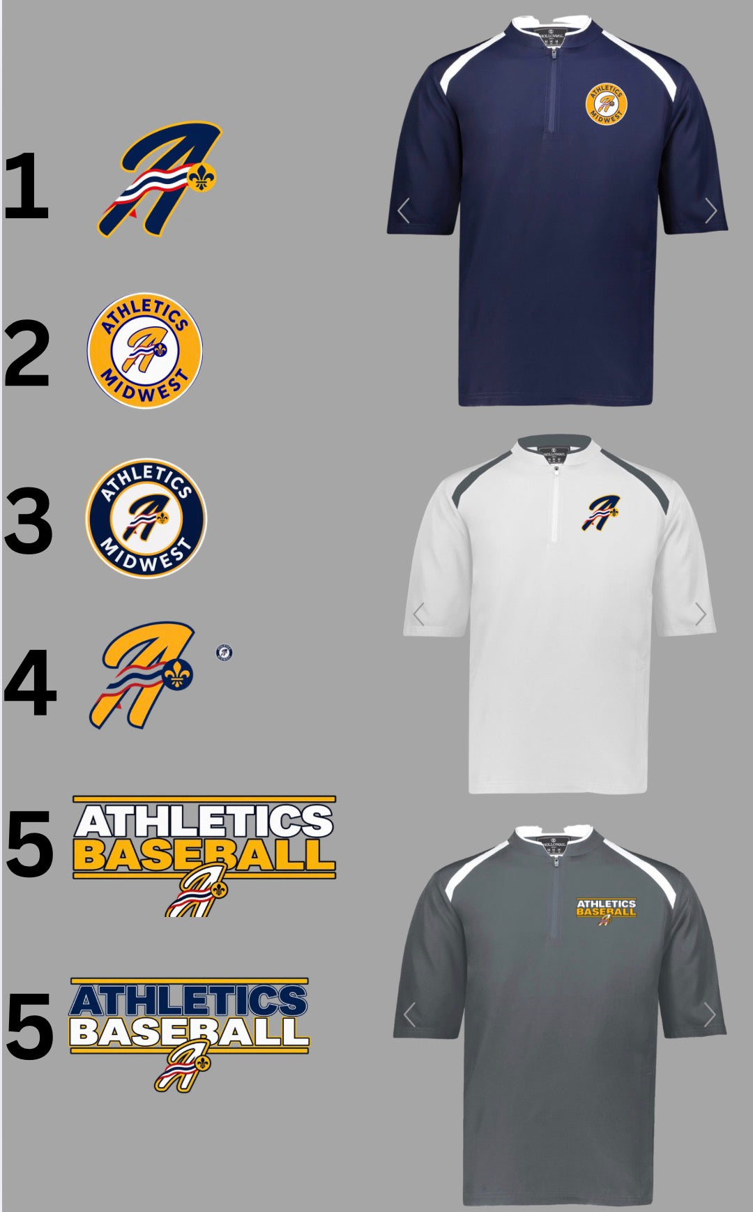 Athletics Pullover (youth&adult)