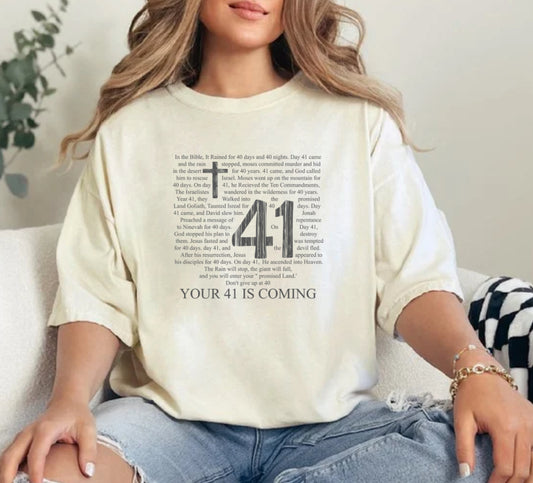 Your 41 is coming!!