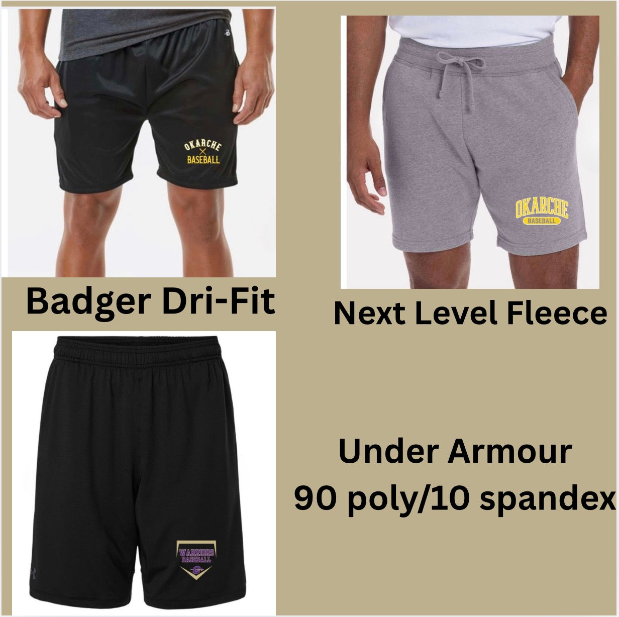 Okarche Baseball Shorts