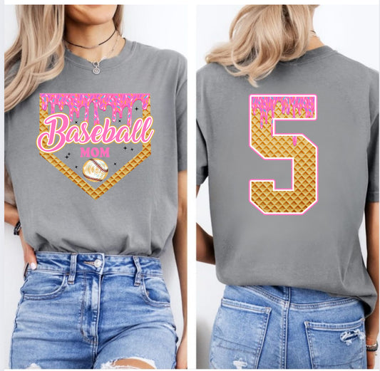 Baseball Drip Mom Personalized