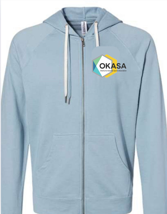 OKASA Zip Jacket Blue or Gray