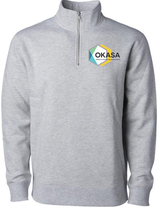 OKASA 1/4 Zip Gray or Bone