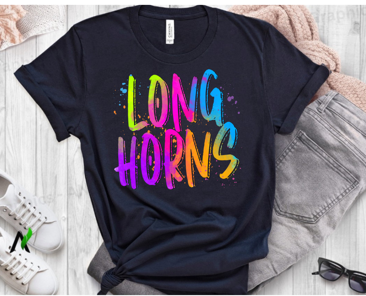 Longhorns Spray Paint