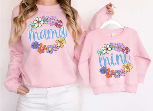 Custom Floral Hearts