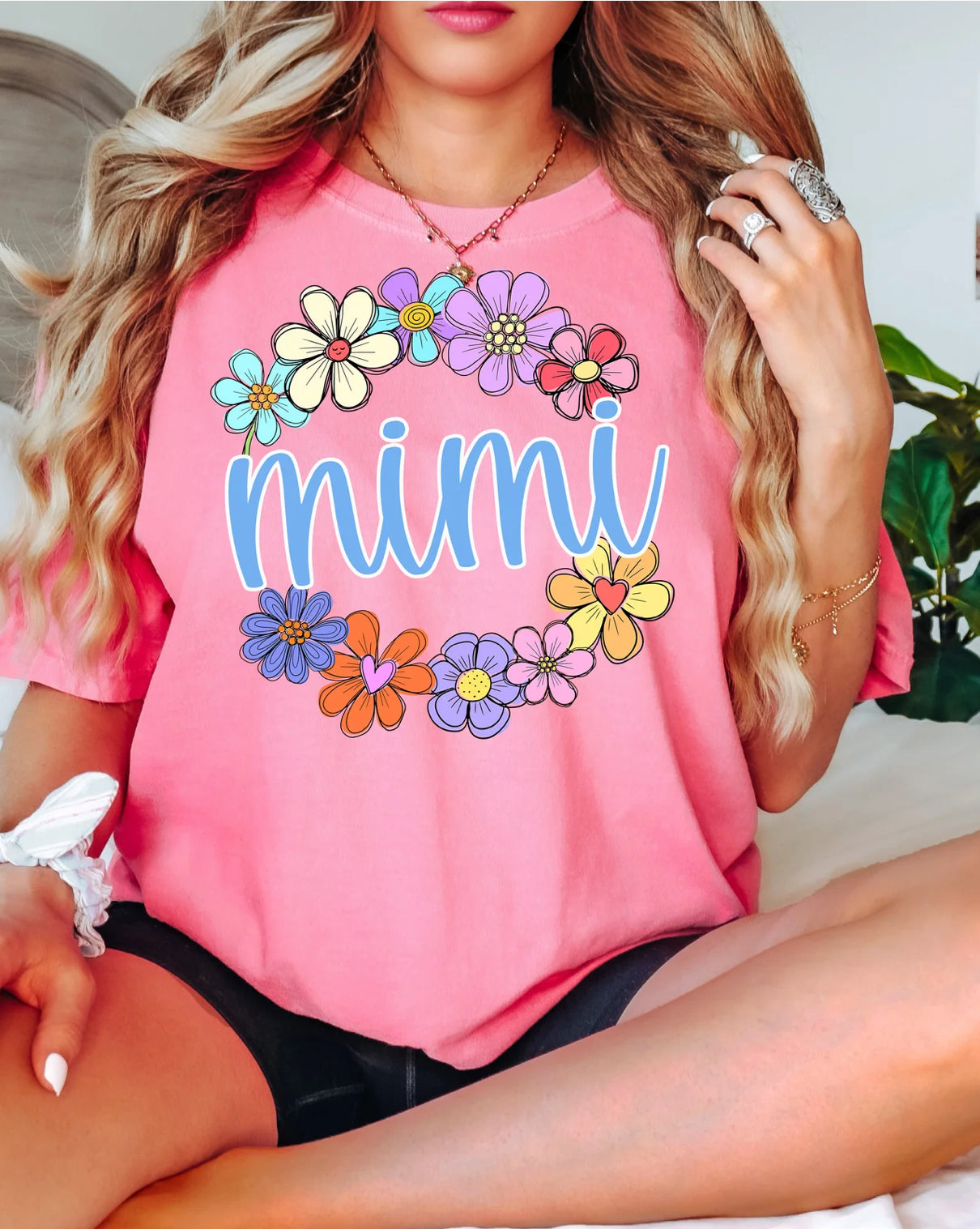 Custom Floral Hearts