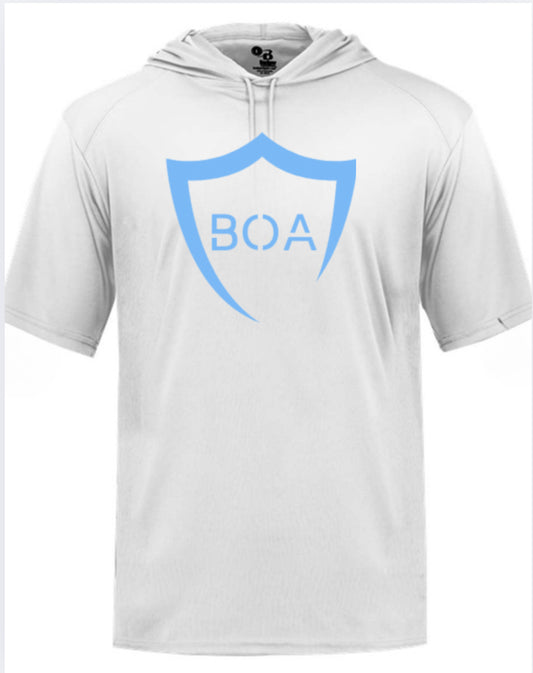 BOA White Badger Hooded