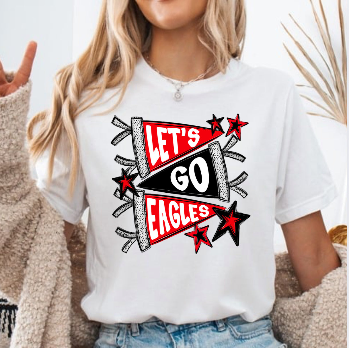 Let’s Go Eagles Banner