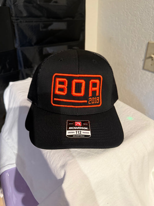 Black/Orange BOA Richardson 112