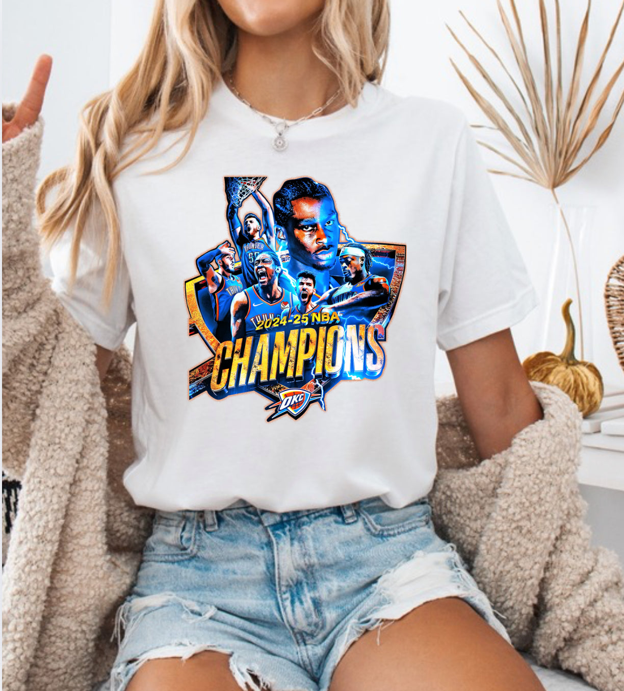 NBA Champions OKC White