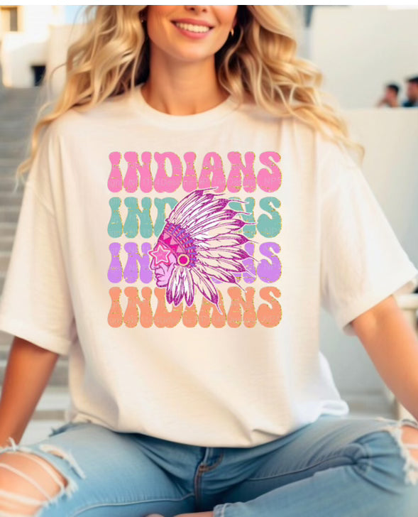 Indians Retro Vibes Comfort Color