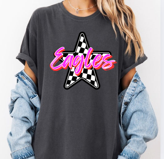 Eagles Bright Checkered Star