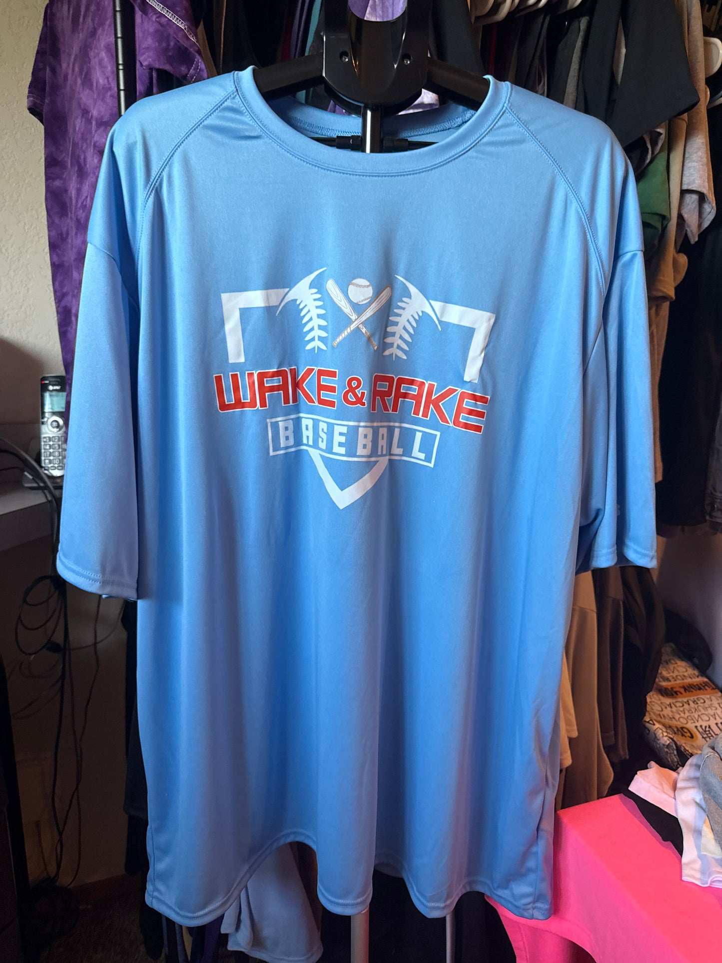 Wake & Rake Baseball 3XL Dri-Fit