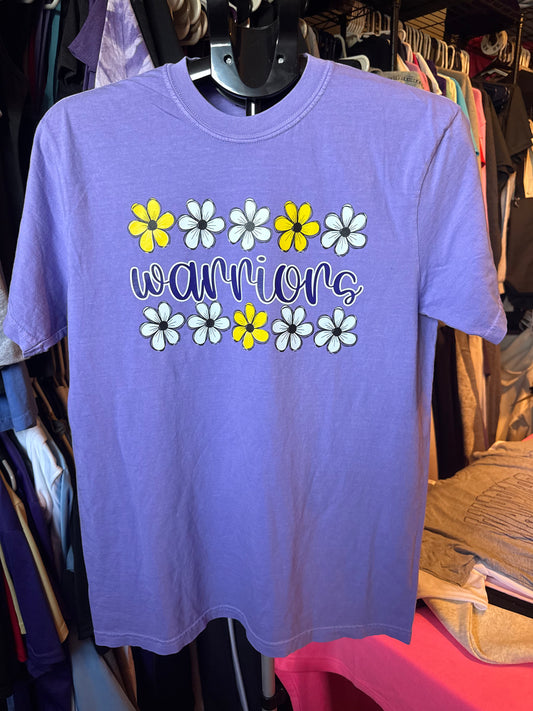 Warriors Floral Comfort Color AM