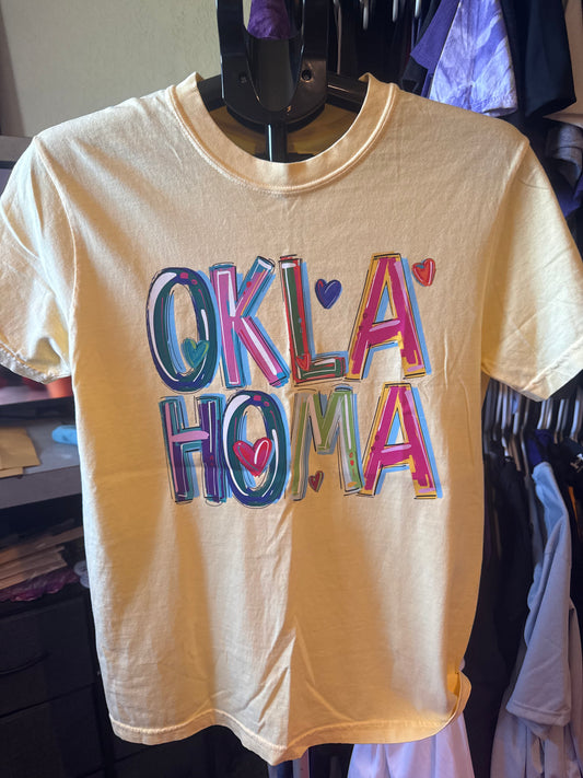 Oklahoma Hearts Comfort Color AS