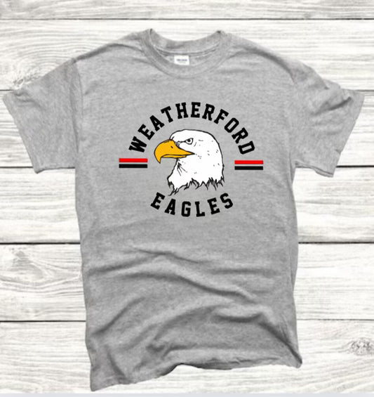 Weatherford Eagles Mascot Bella Canvas or Gildan Softstyle