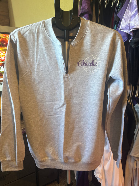 Basketball Okarche Quarter Zip Sweatshirt AS
