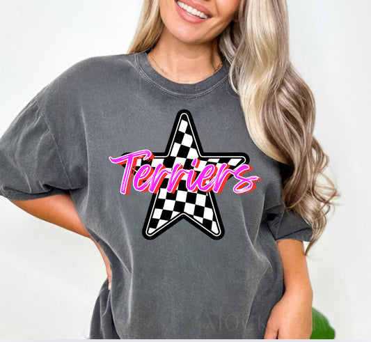 Terriers Checkered Star