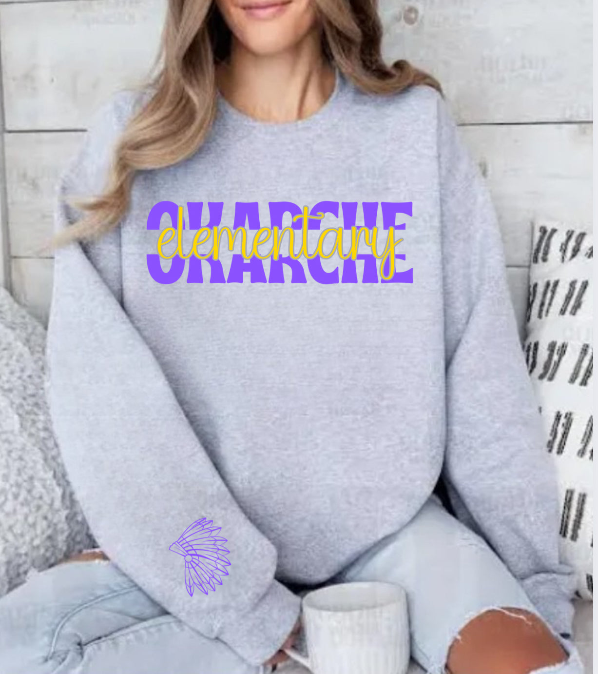 Okarche Elementary + Sleeve Logo