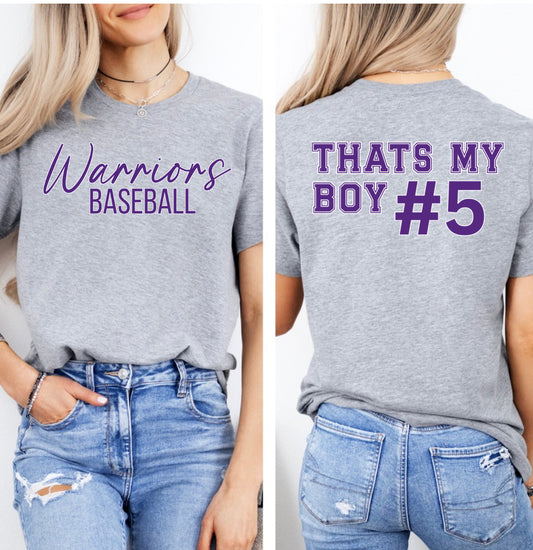 Warriors Baseball: That’s My Boy