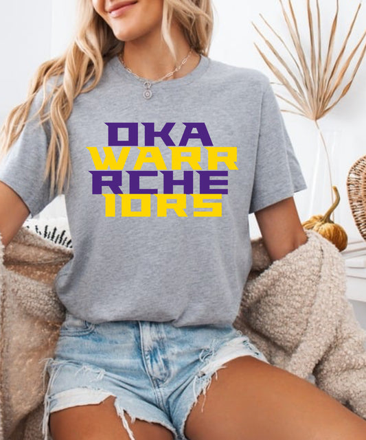 Okarche Warriors Purple & Gold