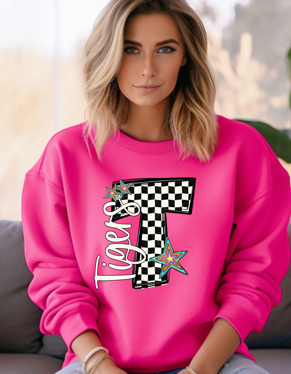 Tigers Checkered Star