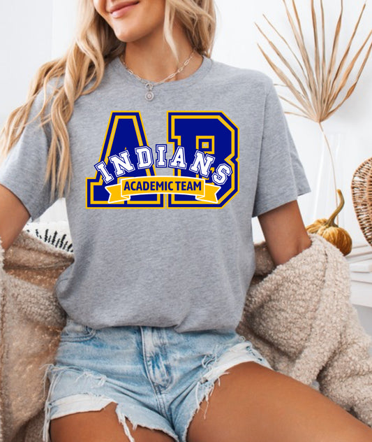 AB Indians Academic Team Gildan Softstyle