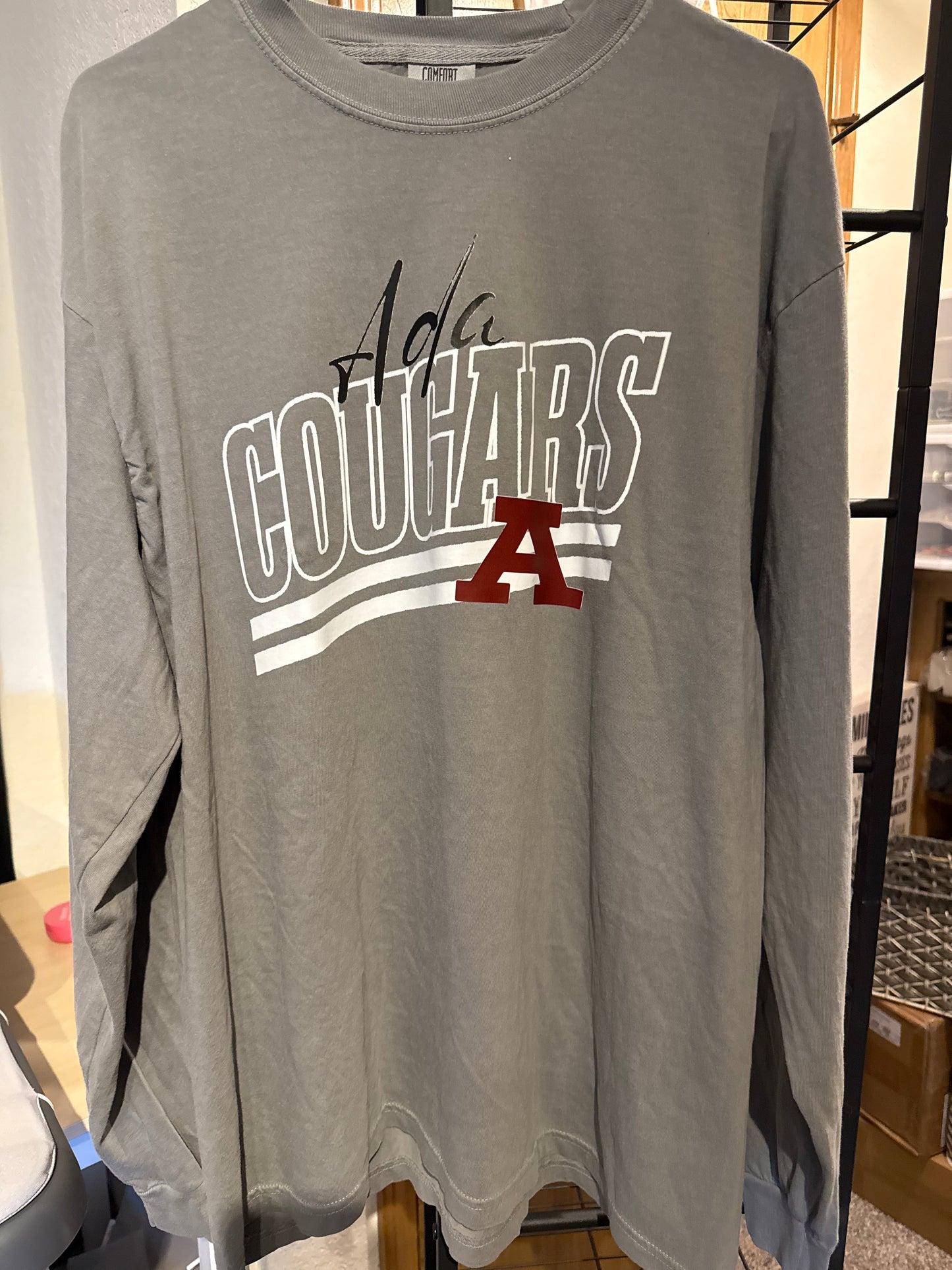 Ada Cougars Long Sleeve Comfort Color AXL
