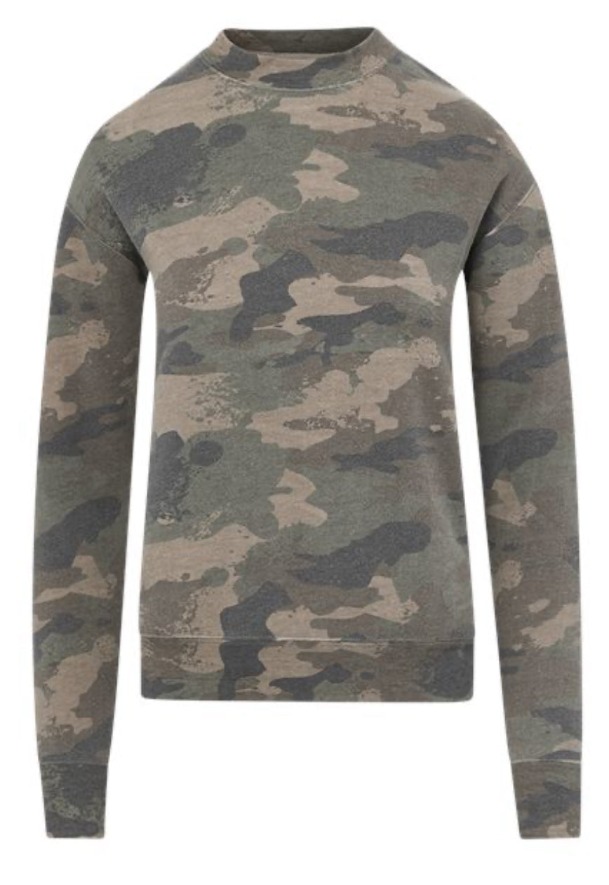 Warriors Puff Print MV sweatshirt with pockets