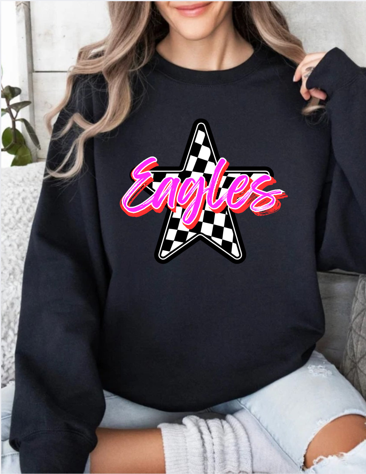 Pink Out Star Sweatshirt