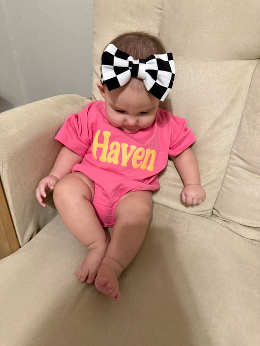 Personalized Name Puff Print