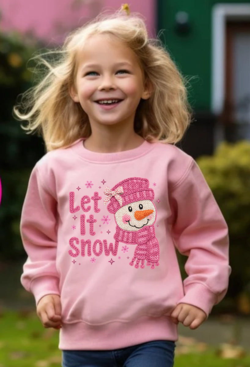 Faux Yarn Let it Snow