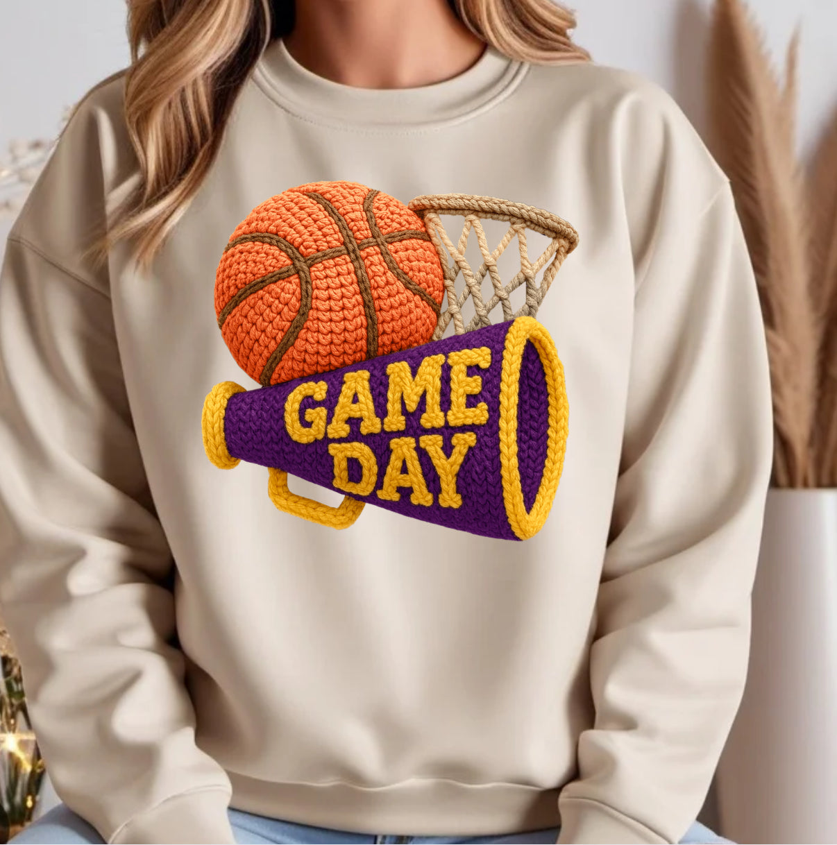 Game Day Basketball Purple & Gold