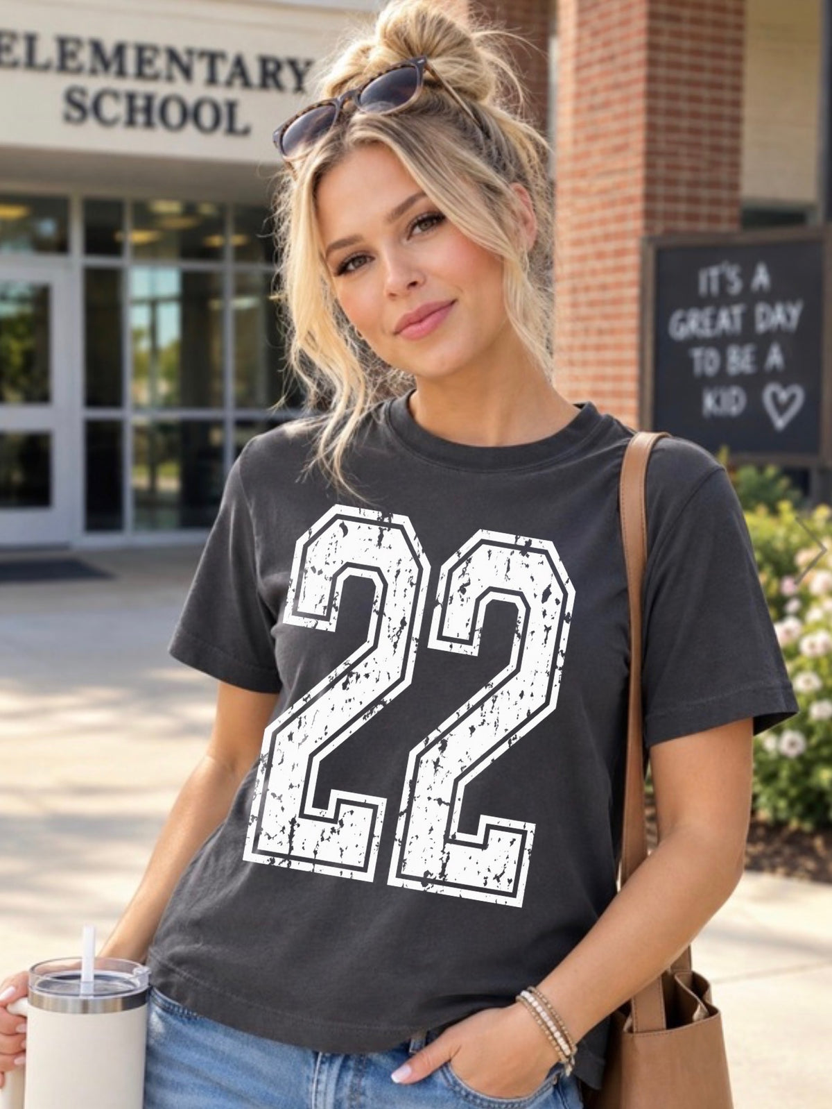 Comfort Color Boxy Tee Personalized Player #