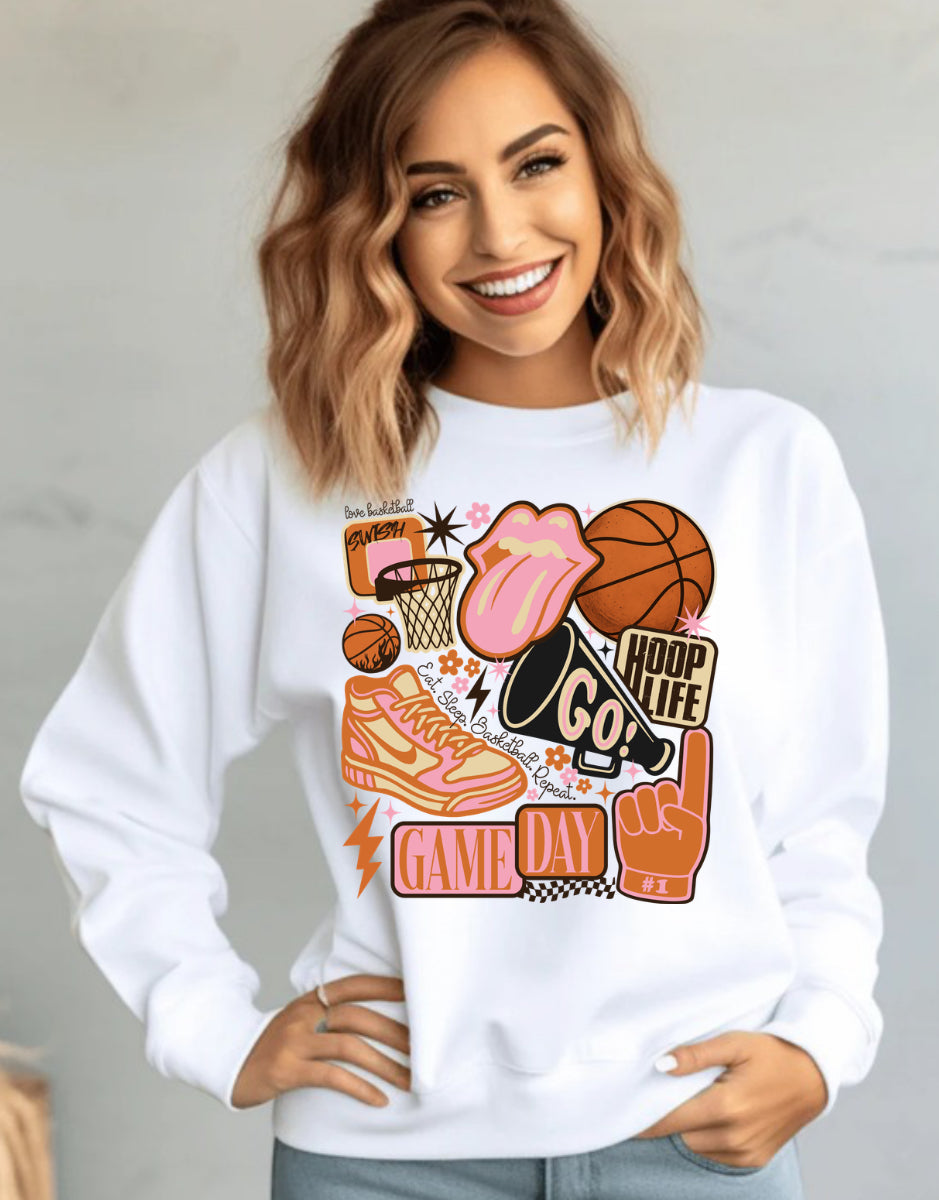 Game Day Hoop Life Pink
