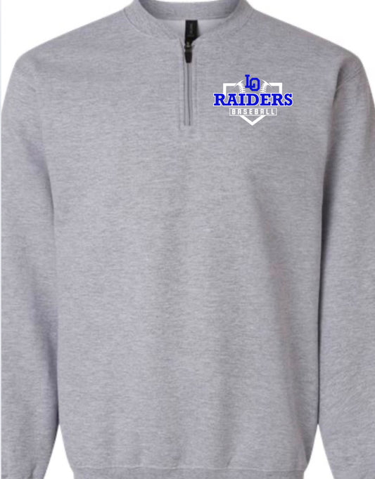 Lomega Raiders Gildan Soft 1/4 Zip
