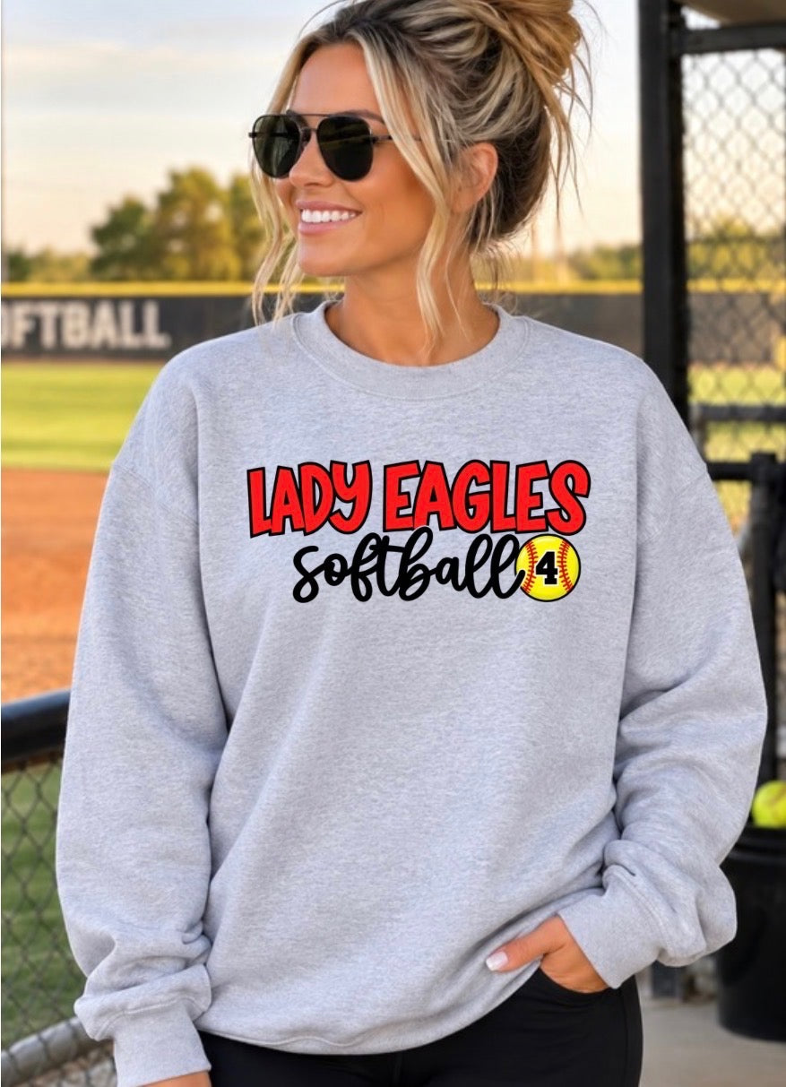 Lady Eagles Softball Personalized