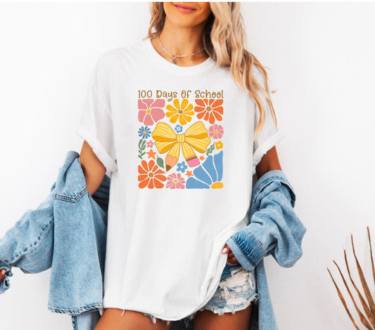 100 days of school Floral