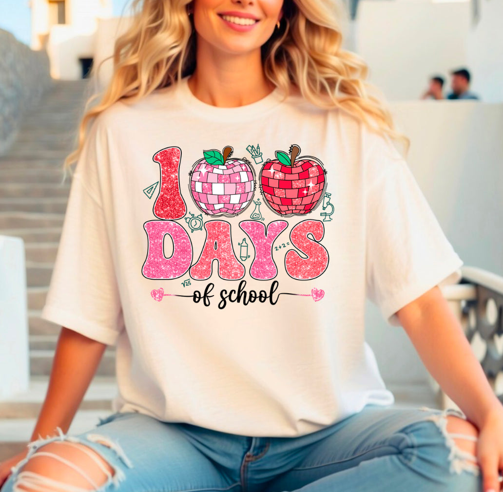 100 days of school disco apple