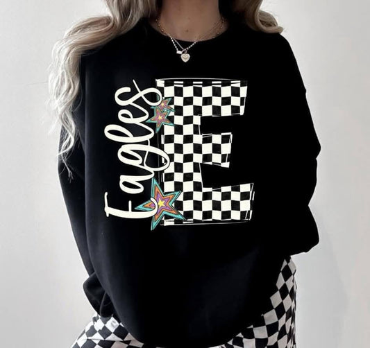 Eagles Star Checkered