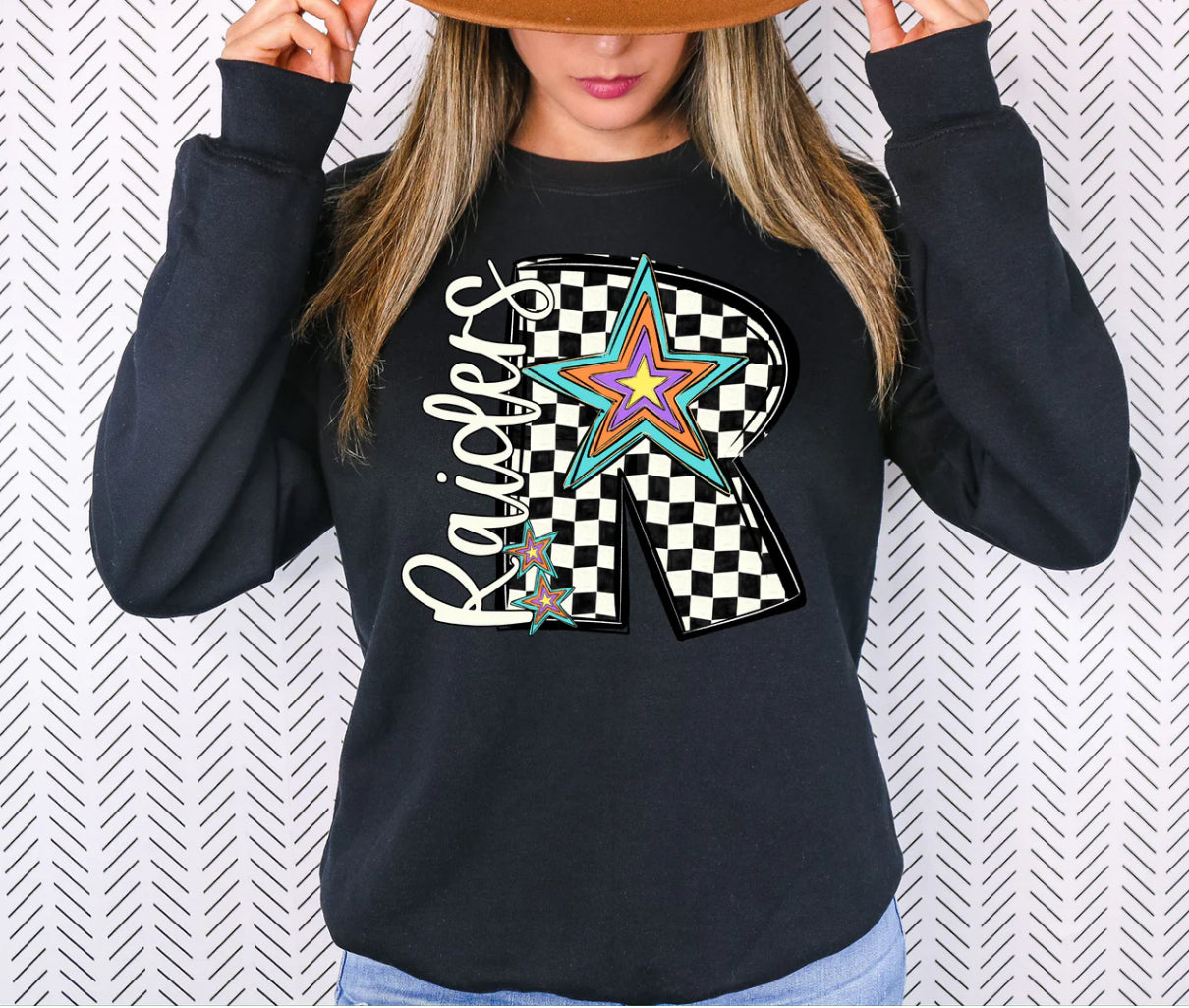 Raiders Checkered Star