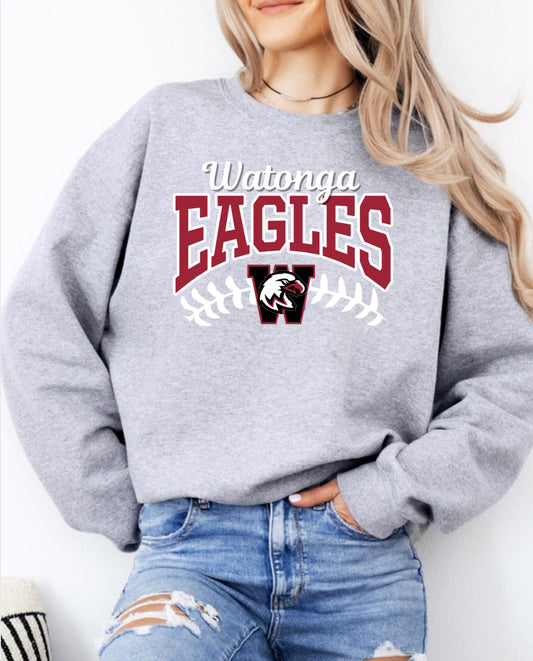 Watonga Eagles Baseball Season Gray
