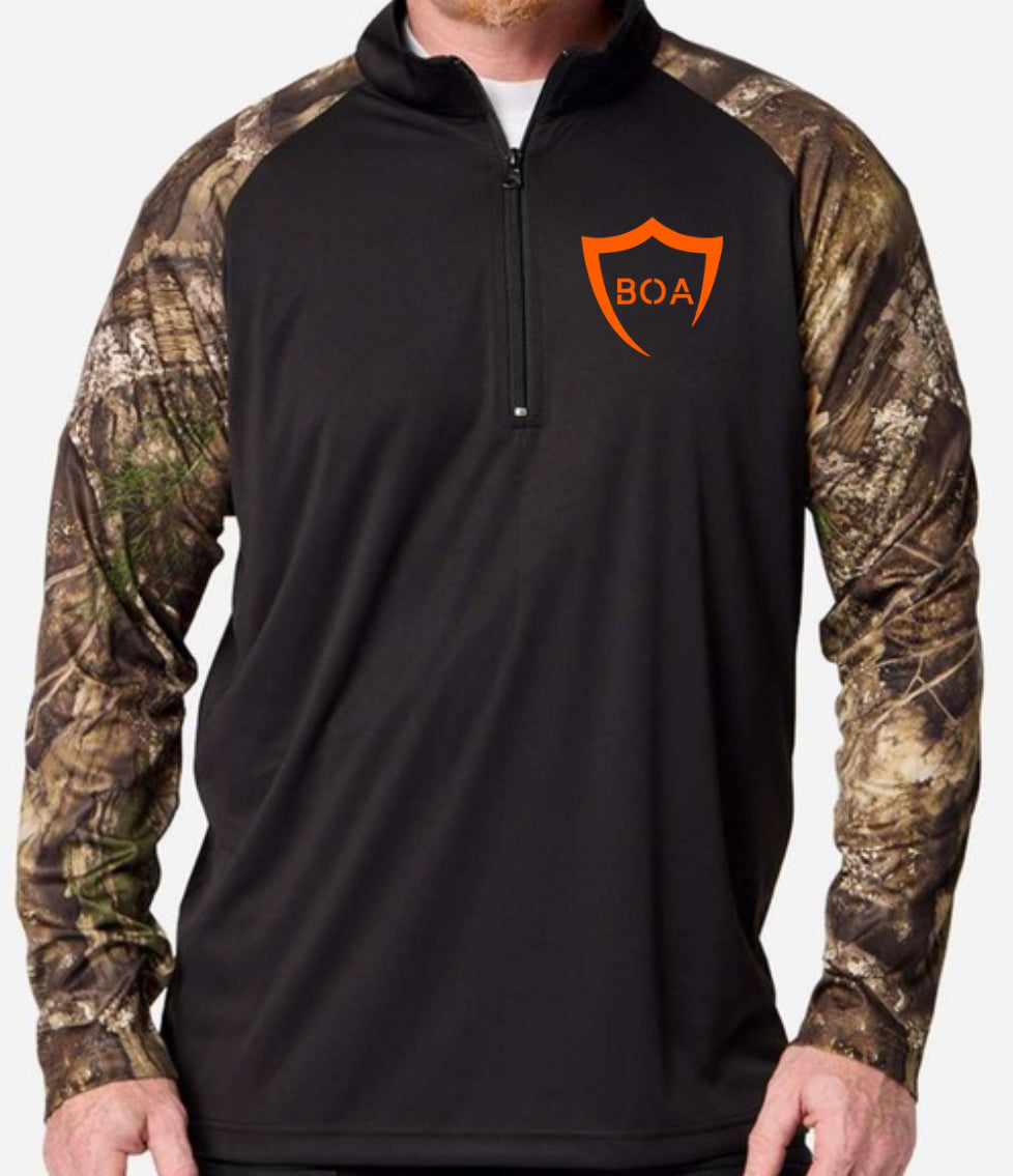 Real Tree Performance Poly 1/4 Zip
