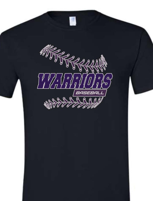 Warriors Baseball Laces Black
