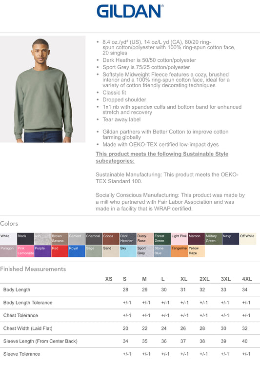 Gildan Softstyle Sweatshirt