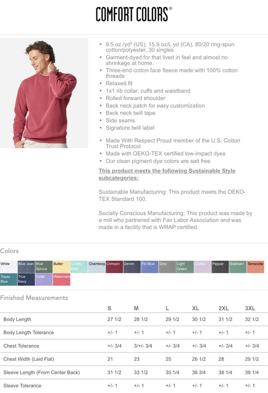 Comfort Colors Sweatshirt