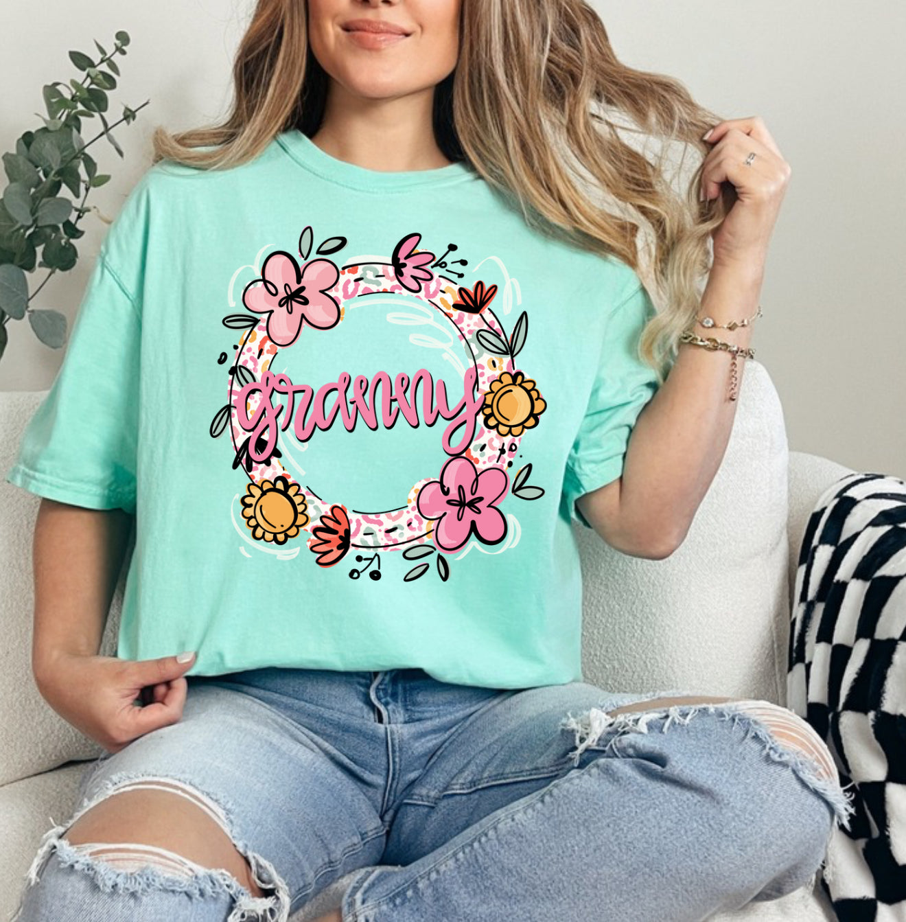 Flowers Custom Comfort Color